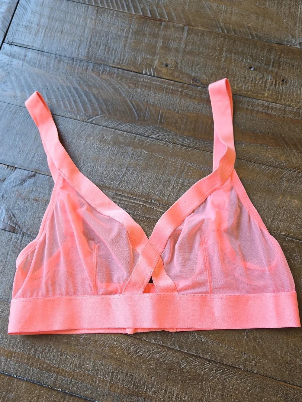 NEW DKNY Sheer Cup Bralette Retail $42